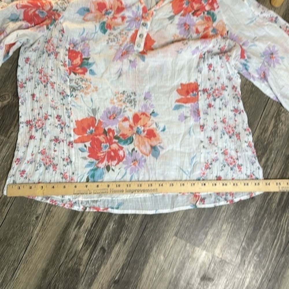 Indigo‎ Rose blouse size 1x - Picture 2 of 11